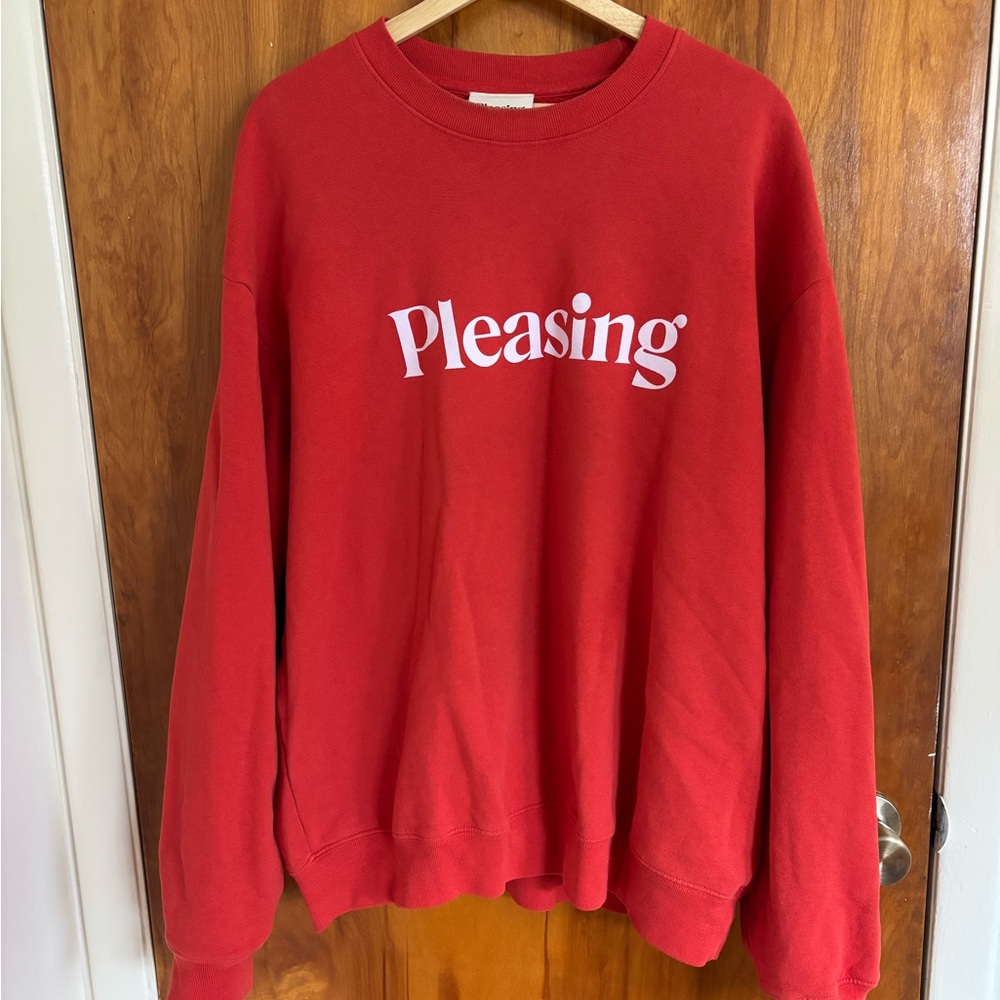 Red Pleasing Sweatshirt